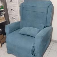 Poltrona elettrica reclinabile anziani disabili XL