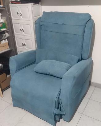 Poltrona elettrica reclinabile anziani disabili XL