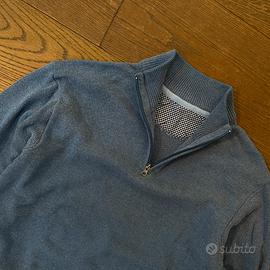 Golfino Azzurro Zip-Up Vintage | Taglia L