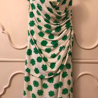 vestito in seta stampata Ungaro tg 42