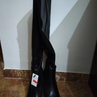 Stivale alto Conbipel donna Nuovi n 40 neri pelle 