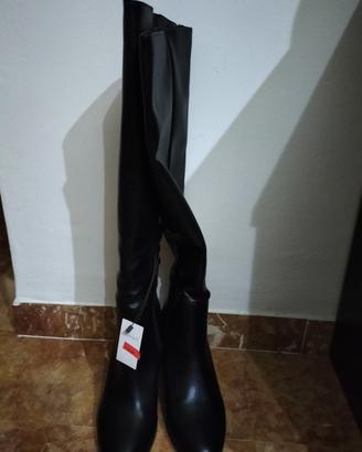 Stivale alto Conbipel donna Nuovi n 40 neri pelle 