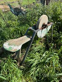 Mola antica in pietra a pedali