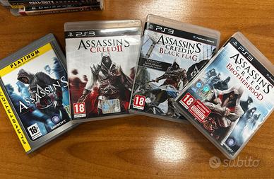 4 videogiochi Assassin's Creed PS3 black flag