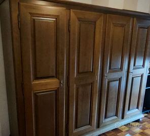Armadio legno massello