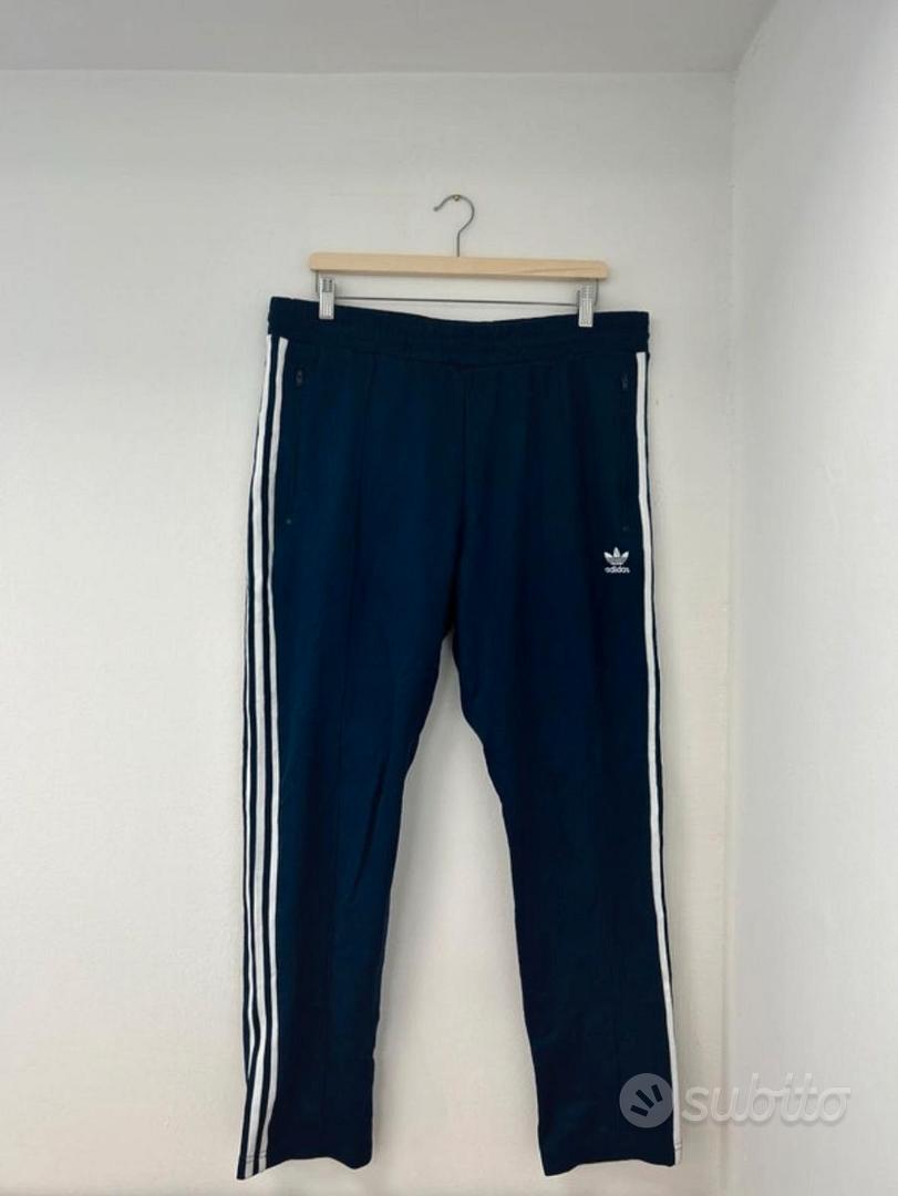 Adidas Pantaloni Blu Abbigliamento e Accessori In vendita a La Spezia