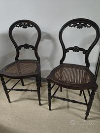 Sedie antiche Luigi Filippo napoletano 