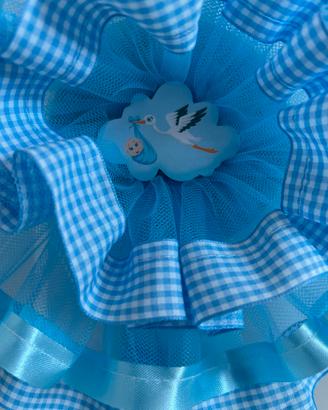 Fiocco nascita bimbo azzurro