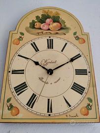 Orologio  da parete Woodart decorato a mano