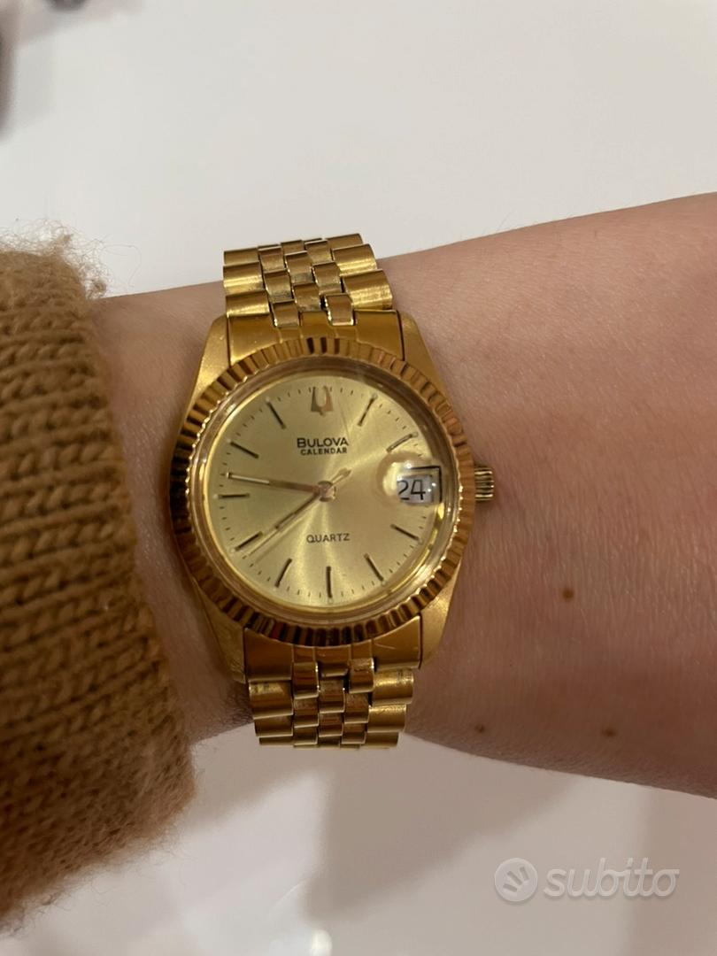 Bulova hot sale quartz oro