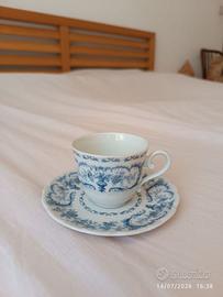 Servizio Caffè Vintage 6 Tazzine e 10 Piattini
