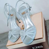 Sandali gioiello argento "06 The Gold Edition" 38