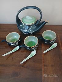 Set teiera, 3 tazze e 3 cucchiaini  Bat Thang Viet