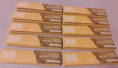 10 libretti cartine king size lunghe