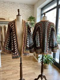 Maxi cardigan fatto a mano