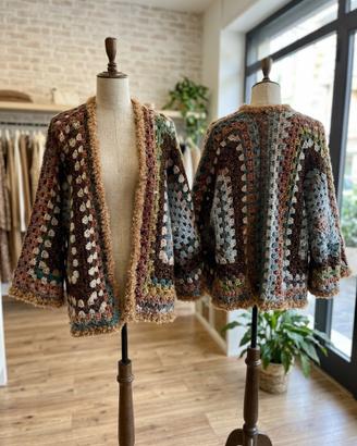 Maxi cardigan fatto a mano