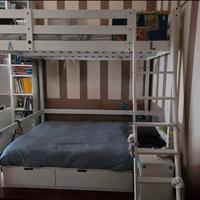 letto STORA più materasso 