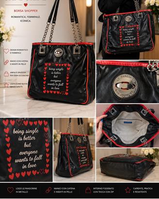Le Pandorine originale – Shopper con stampa