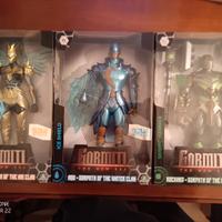 3x Figure Gormiti metallic effects