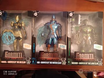 3x Figure Gormiti metallic effects