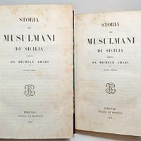 STORIA DEI MUSULMANI IN SICILIA MICHELE AMARI 1854