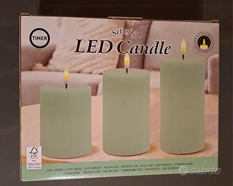 candele a led temporizzate
