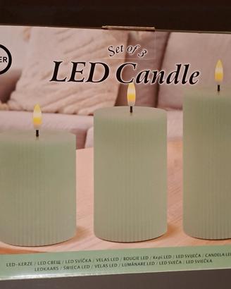 candele a led temporizzate