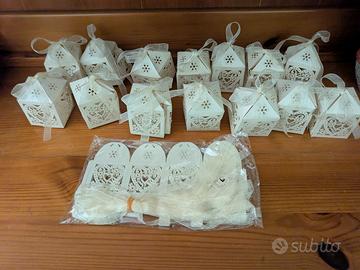 scatoline di carta per confetti