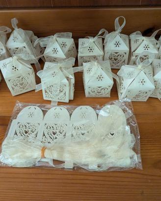 scatoline di carta per confetti