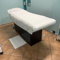 Lettino professionale estetista con contenitore