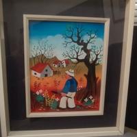 Quadro naif firmato 