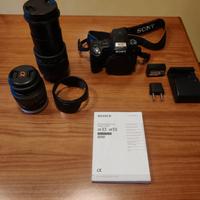 SONY SLT alpha 33 con obiettivi