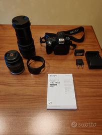 SONY SLT alpha 33 con obiettivi