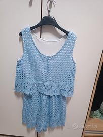 tuta intera corta  majoral ragazza taglia 14anni