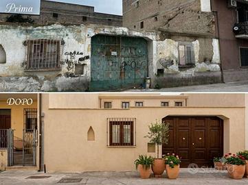 Casa indipendente di 450 m² con 2 locali e box aut