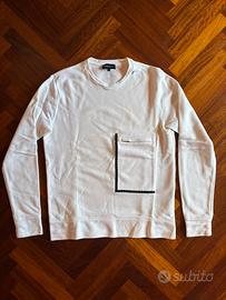 Felpa uomo Emporio Armani bianca tg M