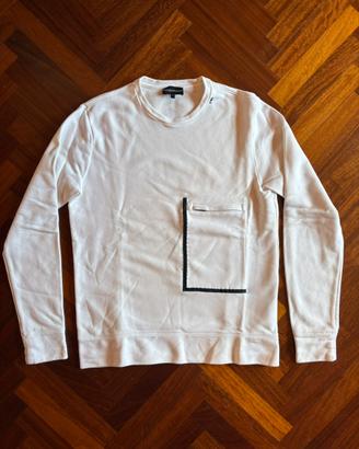 Felpa uomo Emporio Armani bianca tg M