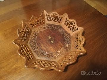 VASSOIO IN LEGNO PER PANE (O FRUTTA)