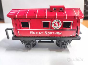 Haji Great Northrn Caboose Vagone Vintage Made Ja 