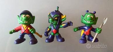 Bully Astrosniks lotto Personaggi Gomma  vintage