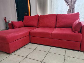 Divano - divano letto  con lounge contenitore