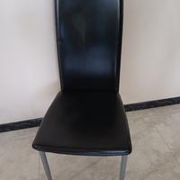 6 sedie soggiorno pelle