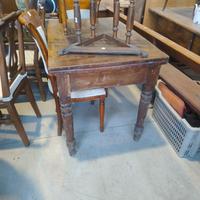 tavolo a portafoglio noce