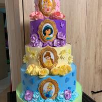 Torta finta principesse