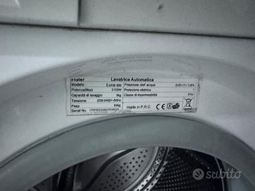 Lavatrice con errore