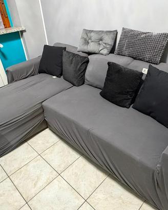Divano letto con penisola