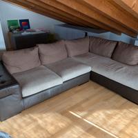 divano pelle tessuto