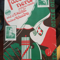 " Faccetta nera " originale Spartito musicale 1935
