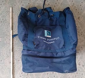 Sacca zaino palestra calcio fitness terme di pompe