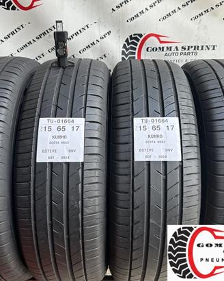 4 PNEUMATICI 215/65 R17 KUMHO ESTIVE 75%